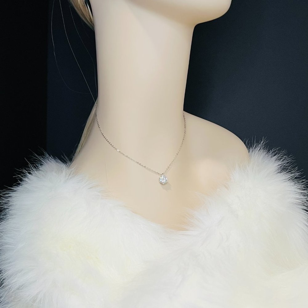 1ct. t.w. Diamond Sun Necklace - Picture 6 of 14